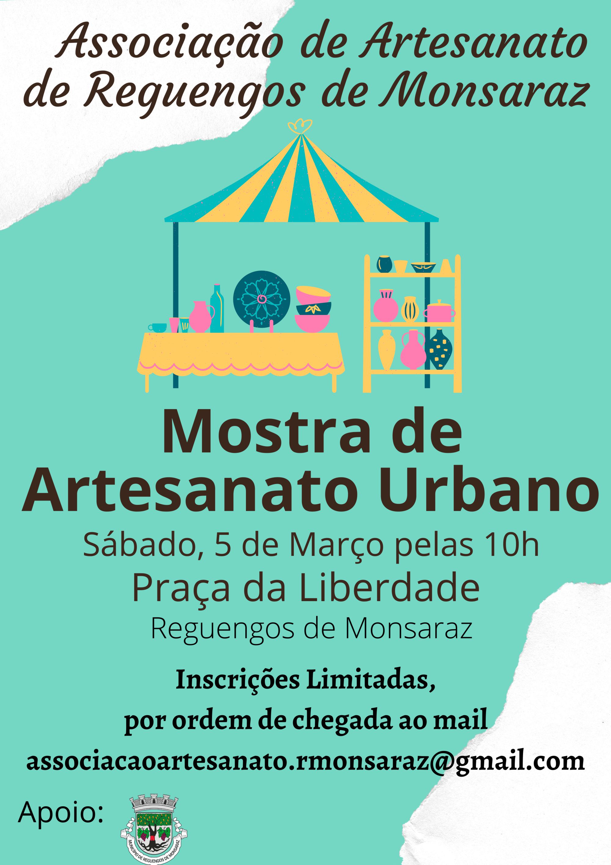 Cartaz da Mostra de Artesanato Urbano