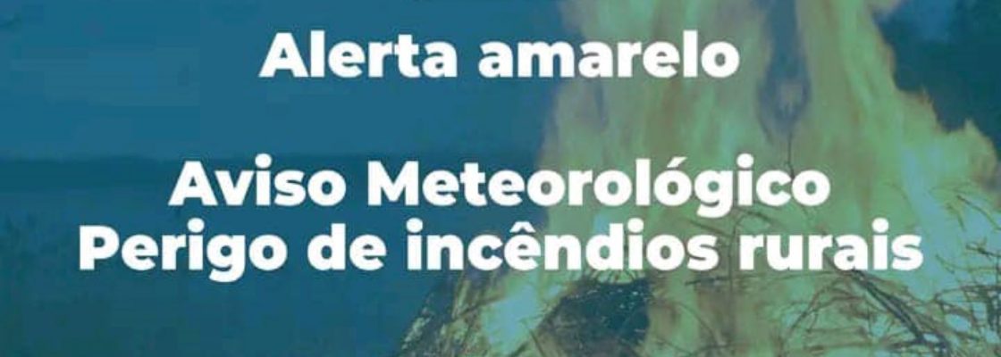 Arquivado: Aviso meteorológico: perigo de incêndios rurais