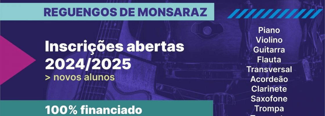 Arquivado: Pré-inscrições para o Ensino Artístico Especializado de Música (Articulado)
