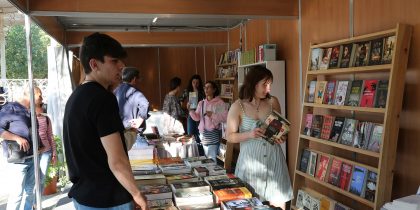 Escritor Pedro Chagas Freitas na Feira do Livro de Reguengos de Monsaraz