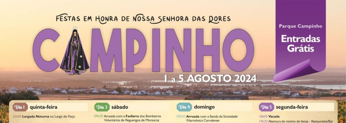 Arquivado: Festas em Honra de Nossa Senhora das Dores – Campinho 2024
