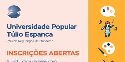 Abertura de inscrições na Universidade Popular Túlio Espanca em Reguengos de Monsaraz